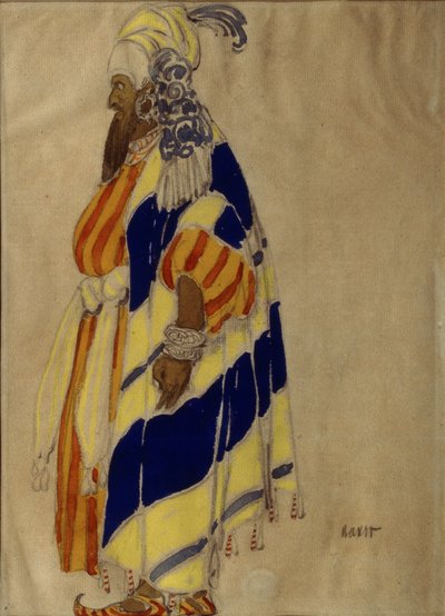 Costume per il balletto Islamey di Mily Balakirev da Leon Bakst